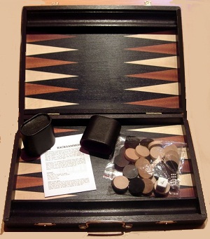 BACKGAMMON aus Holz Abverkauf statt 49,90 nur