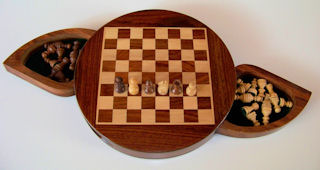 Schachspiel magnetisch rund FG 20mm