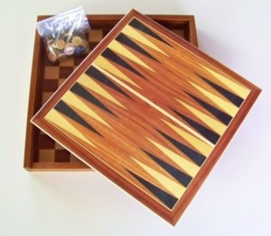 BACKGAMMON-SCHACH-DAME KASSETTE Abverkauf statt 58,90 nur