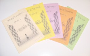 SCHACH LERNEN - Sch&uuml;lerhefte STUFE 1-5